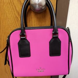 Kate Spade Esta Street irina bag rose pink black